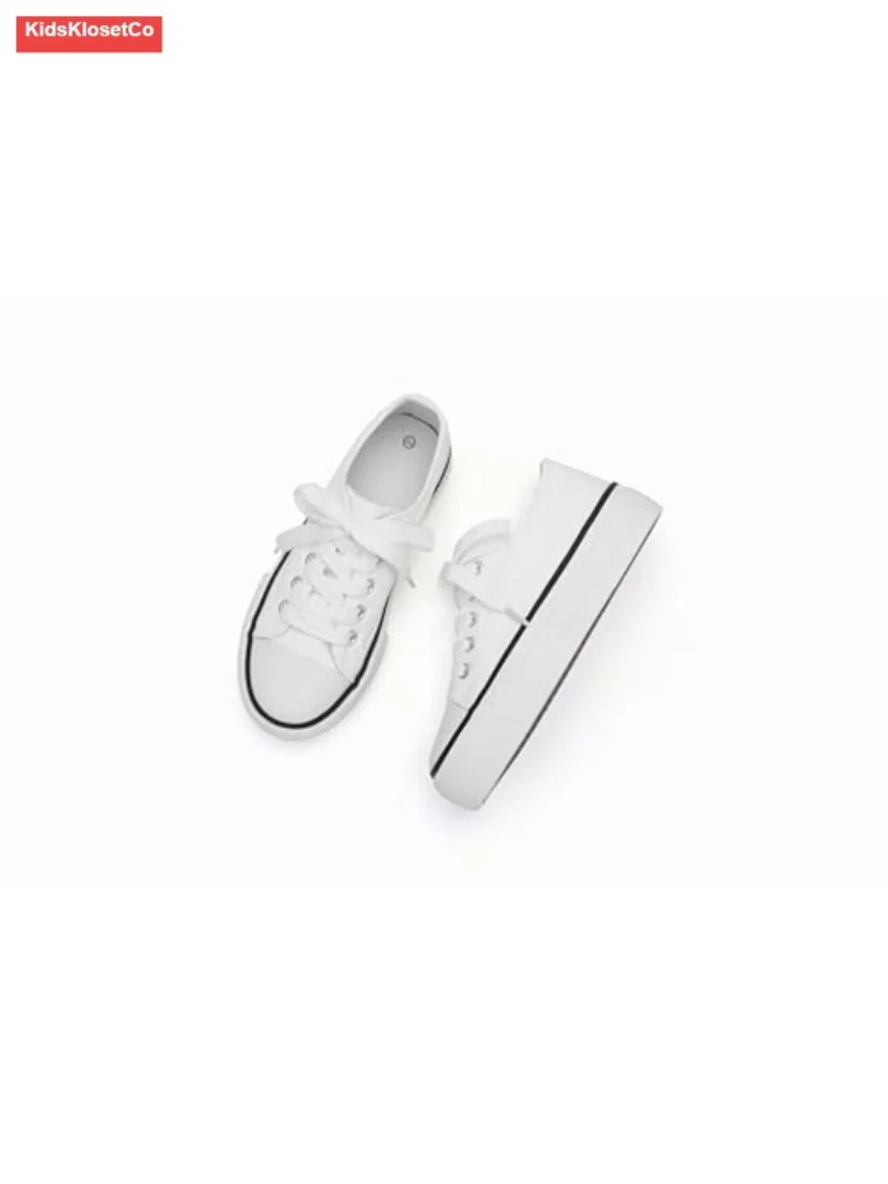 Canvas Platform Sneakers Lace-up Low Top & High Top Non-Slip